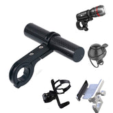Bike & Electric Scooter Handlebar Set (Bottle holde, Phone holder, Bell, Extension Bar, Flashlight)